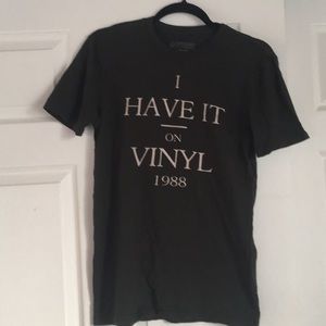 Men’s Dark Green T-Shirt “ I Have It On Vinyl 1988”